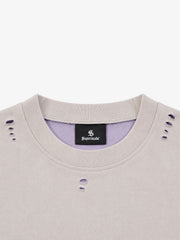T-Shirt mit Print und Used-Look