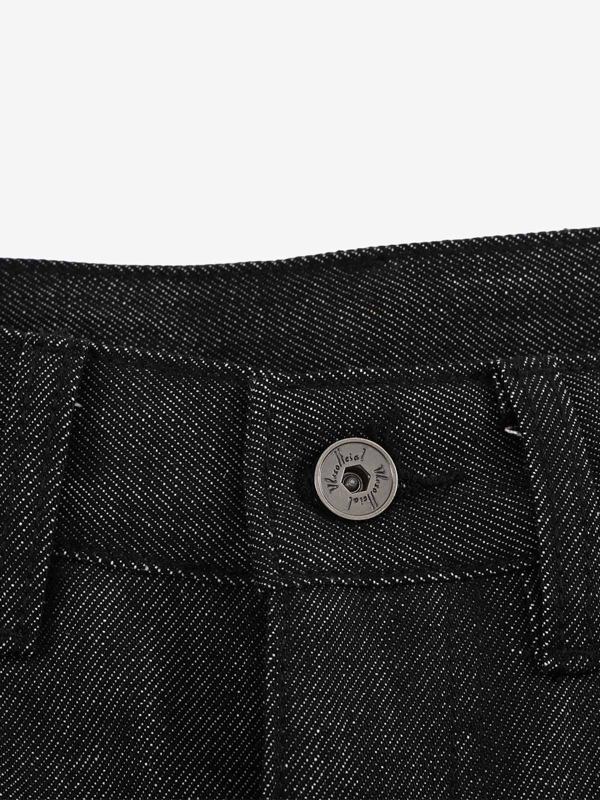 Star Equestrian Embroidered Double-Waist Jeans