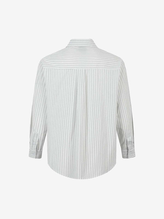 Cotton Pique Dog Print Long Sleeve Shirt for Men - Fun Animal Pattern Casual Button Down Top 