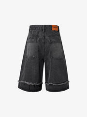 Thesupermade High Street Washed Distressed Denim Shorts - 2100 