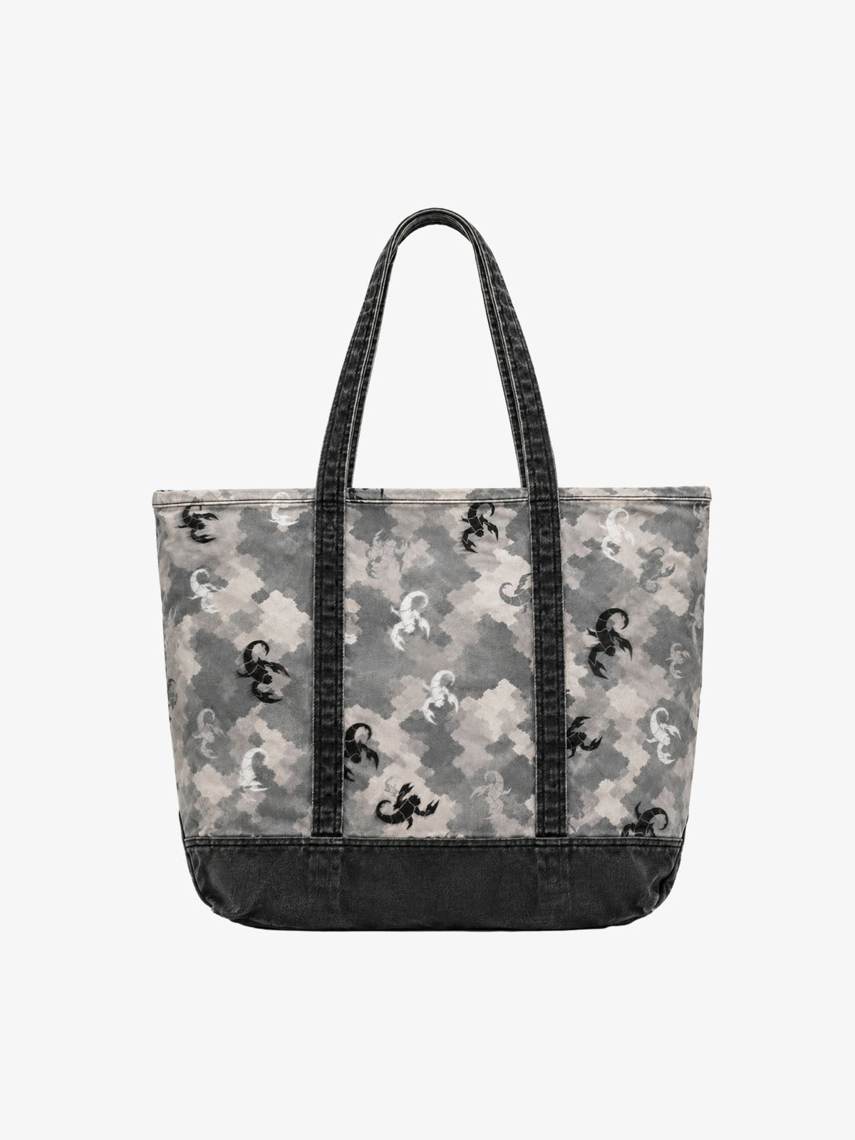 Scorpion Camo Graphic Washed Twill Tote Bag