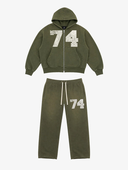 Ombré Number Graphic Matching Set