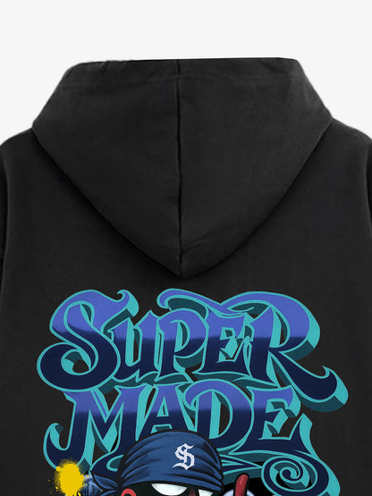 Stylish Graphic Hoodie with Unique Character Design for Casual Wear 