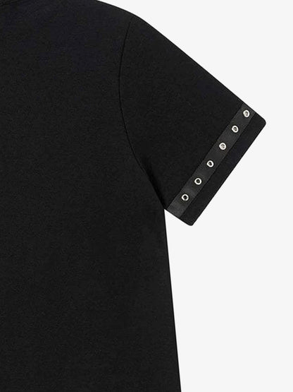 Studded Cross Polo Shirt