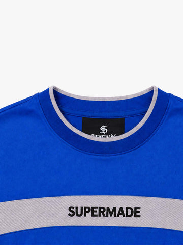 Racing Graphic Mesh-Panel Long Sleeve Tee