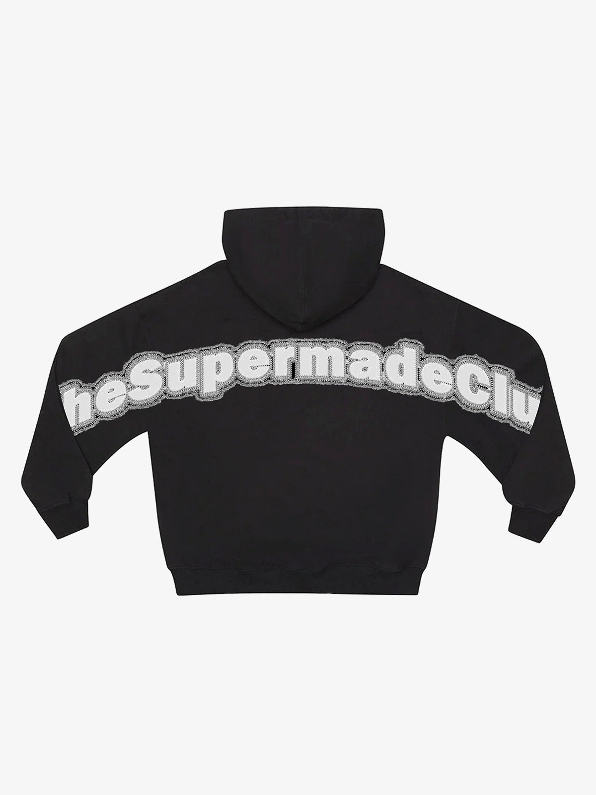 Back Appliqué Embroidered Hoodie