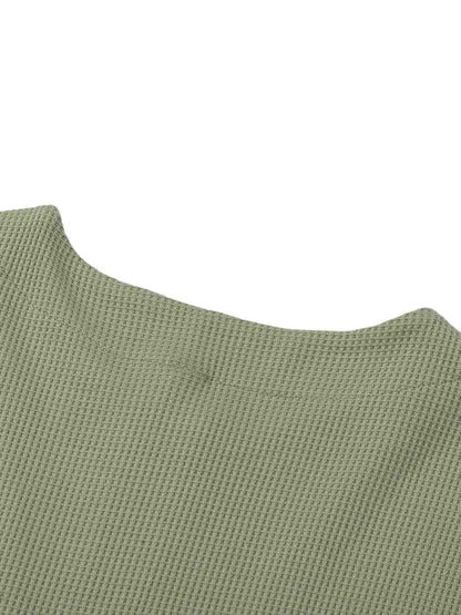Half Zip Crew Neck Printed Knitted Sweater 