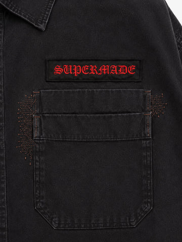Mending Detail Cotton Shirt