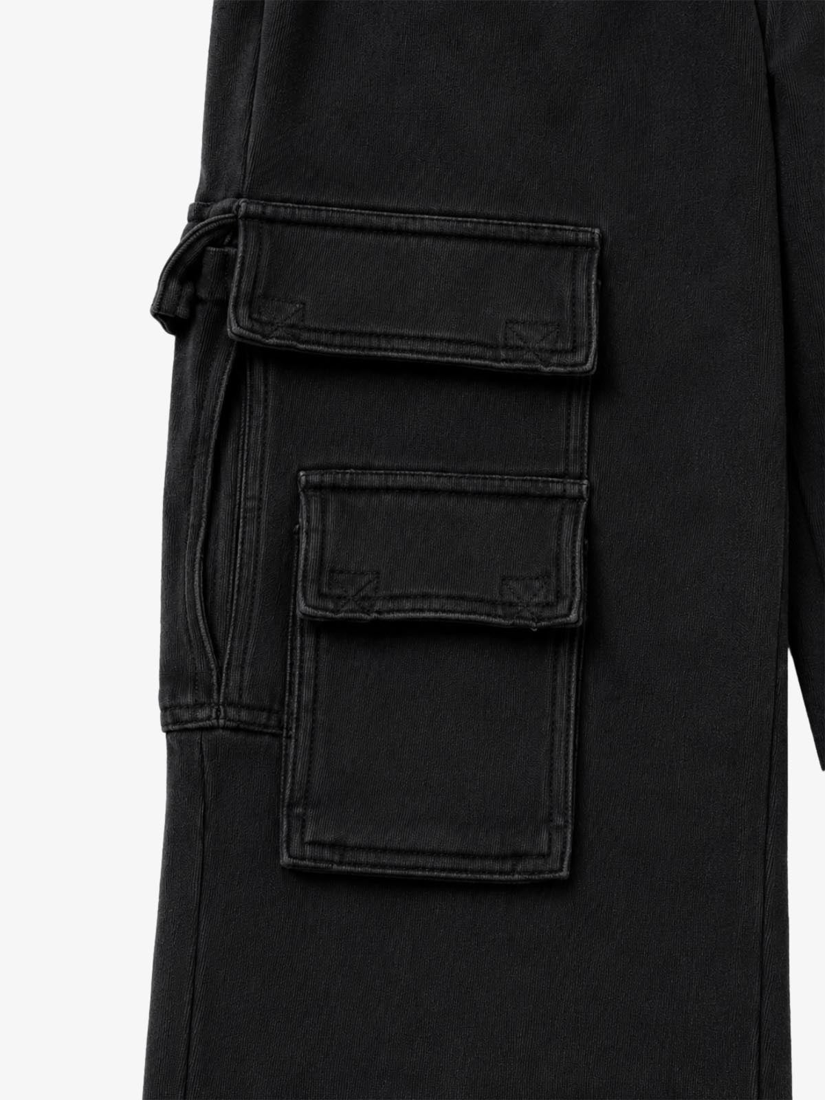 Washed Wide-Leg Sweatpants