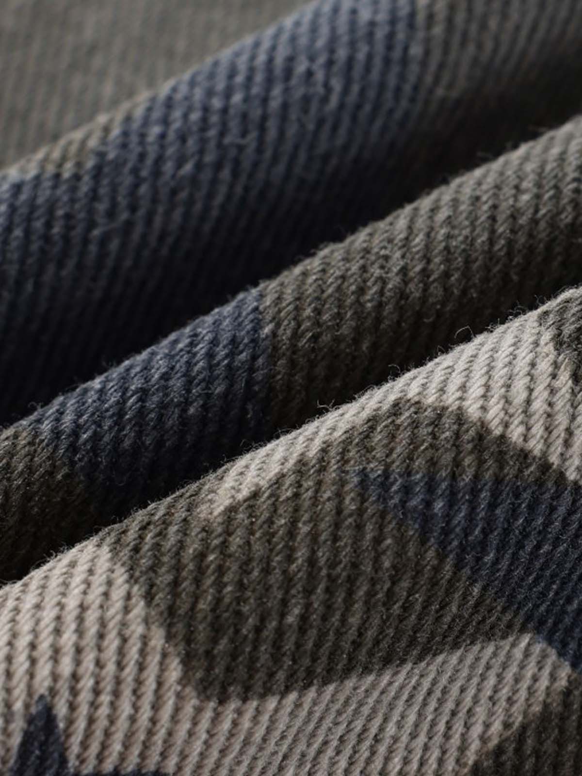 Denim Star Print Wide Leg Pants with Elastic Cuff for Casual Streetwear 