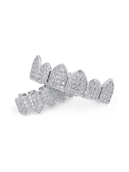 Vampire Teeth Zircon Braces 