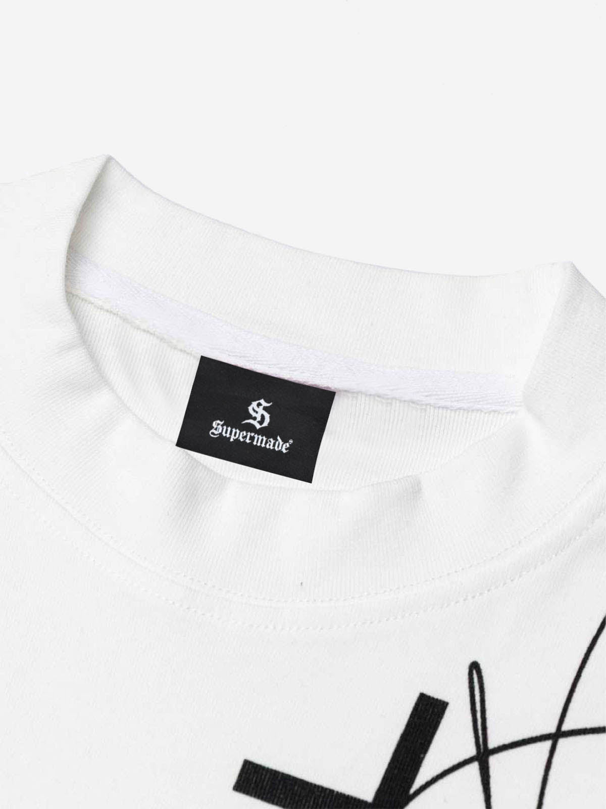 Vertical Letter Graphic Long Sleeve Tee