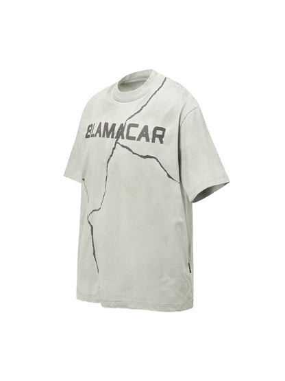 Washed Lightning Oversized T-Shirt 