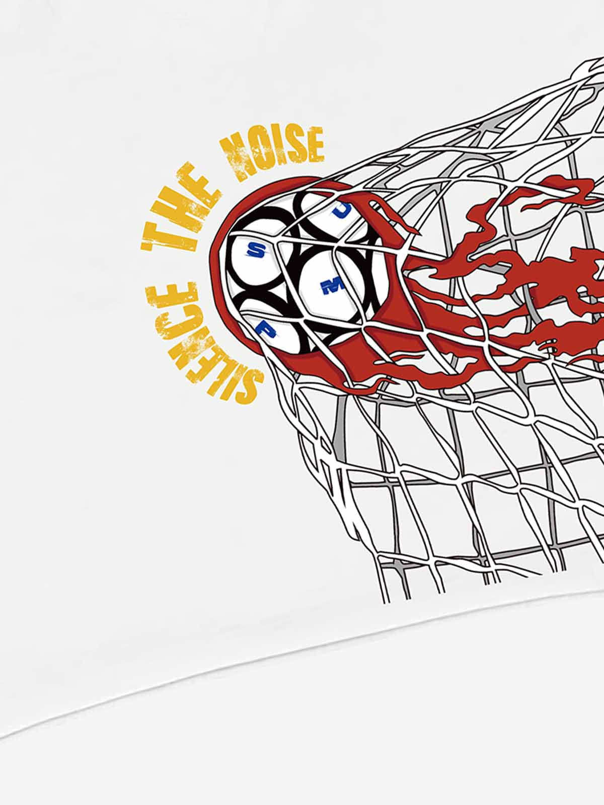Goal Shot Splatter Soccer Graphic Sleeveless T-Shirt 