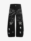 Street Star Painted Barrel Jeans 