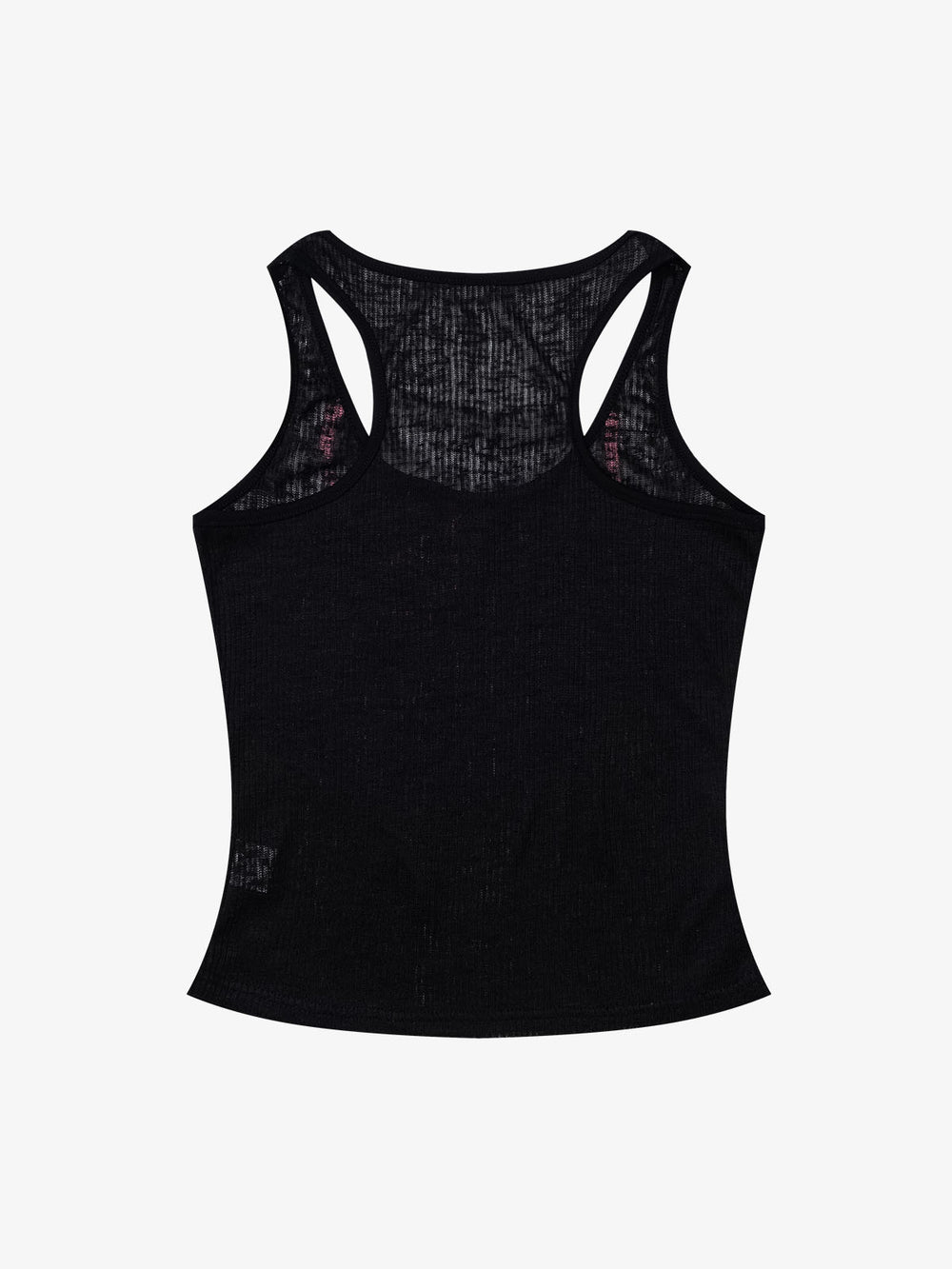 Layered Sporty Mesh Tank Top