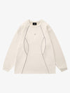 Reflektierendes, dekonstruiertes Sweatshirt