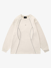 Reflektierendes, dekonstruiertes Sweatshirt