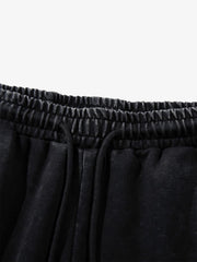 Distressed Skull Rhinestone Shorts