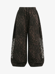 Relaxed Leopard Camouflage Pants