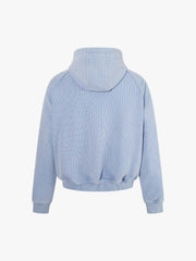 Distressed Waffle Metal Buckle Jacket