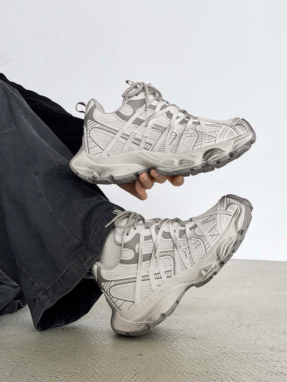 Height-Enhancing Sneakers with 7.0cm Invisible Lift for Everyday Wear 