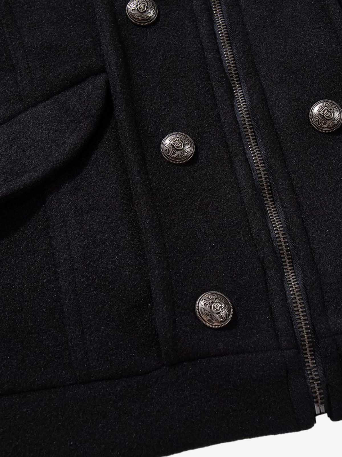 Structural Metal Buckle Jacket