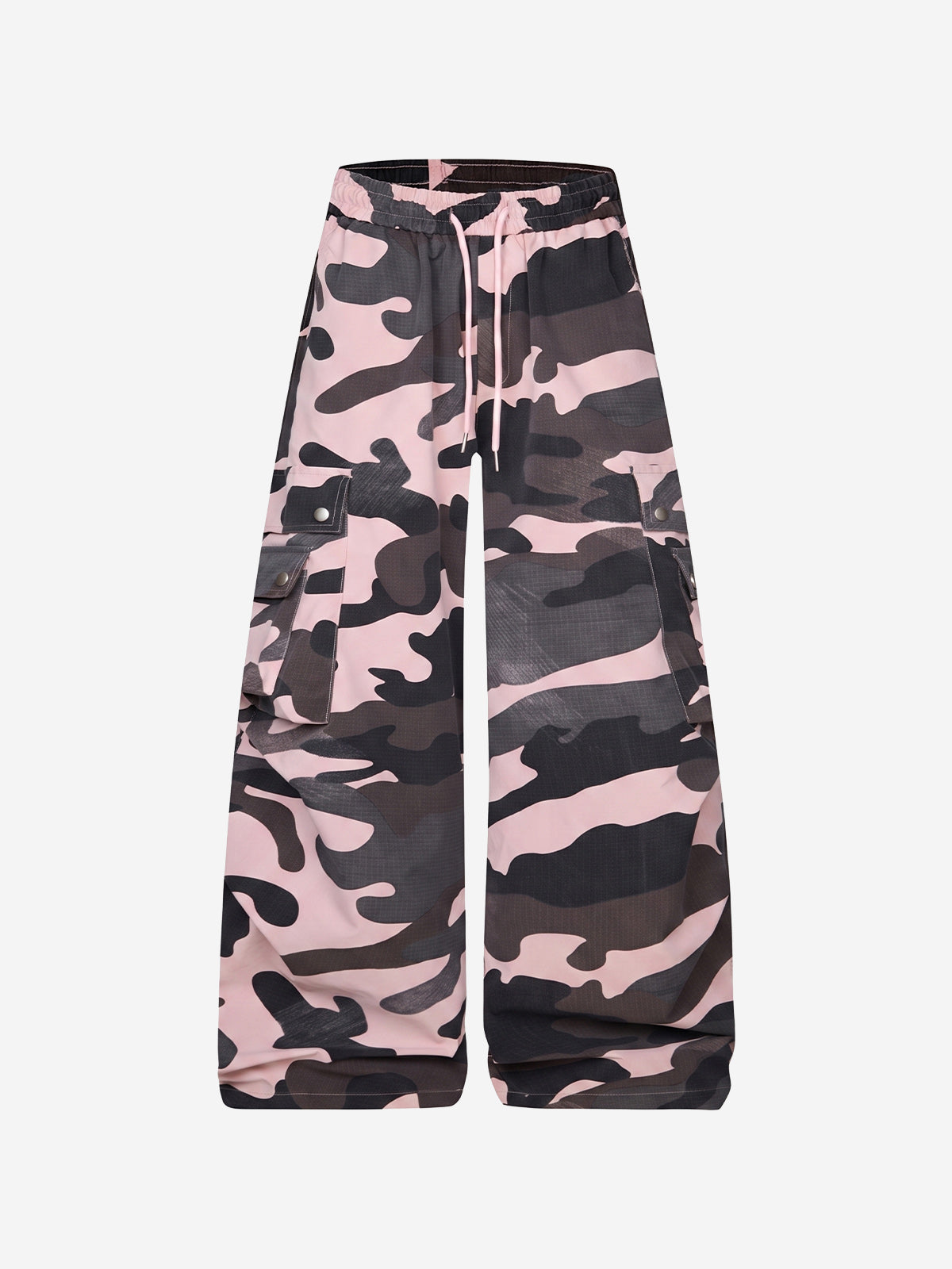 Pink Camo Multi-Pocket Cargo Pants
