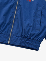 Retro Track Panel Zip-Up Jacket & Wide-Leg Track Pants Set