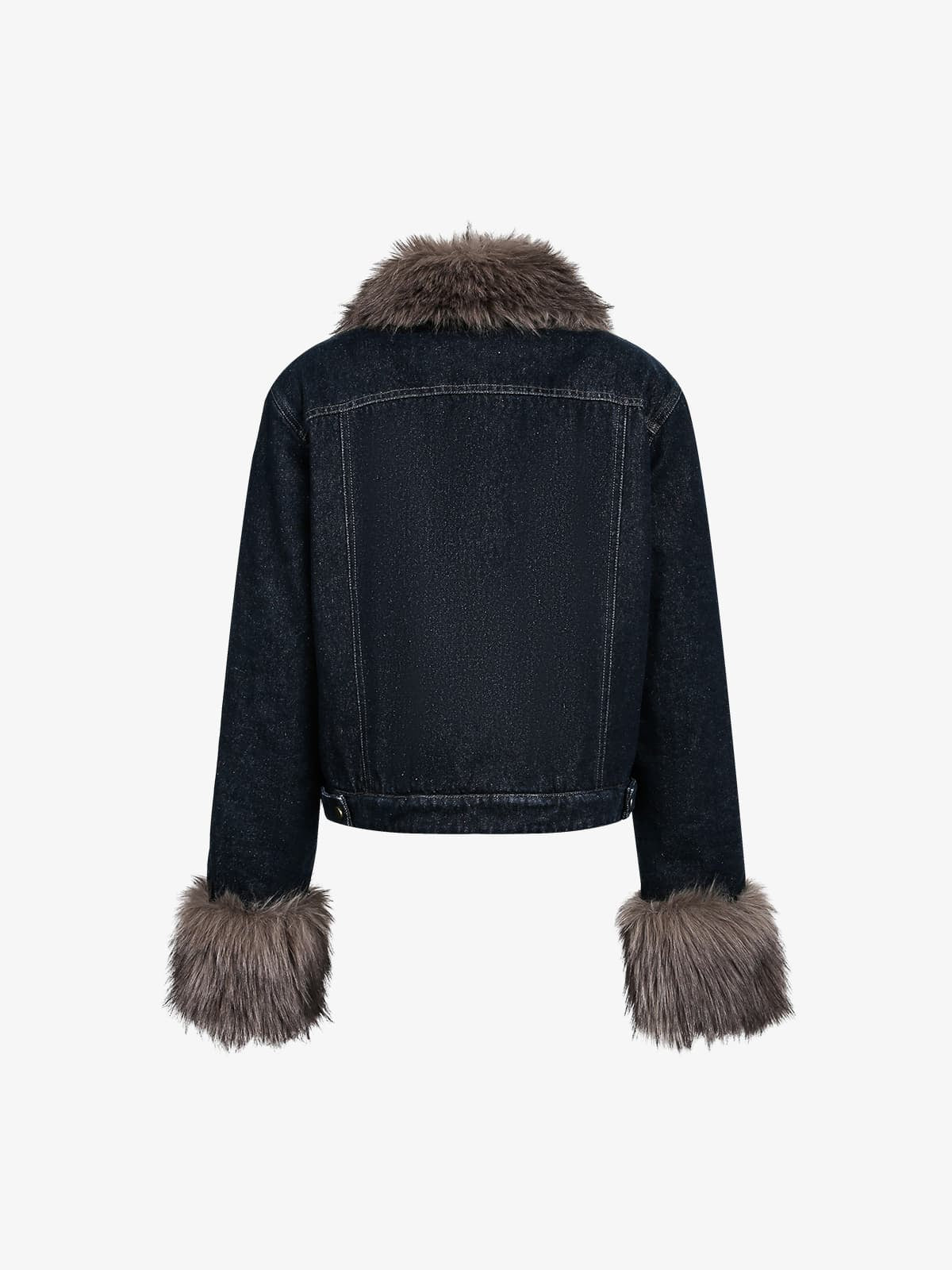 Winter-Ready Corduroy Jacket with Faux Fur Trim for Men 