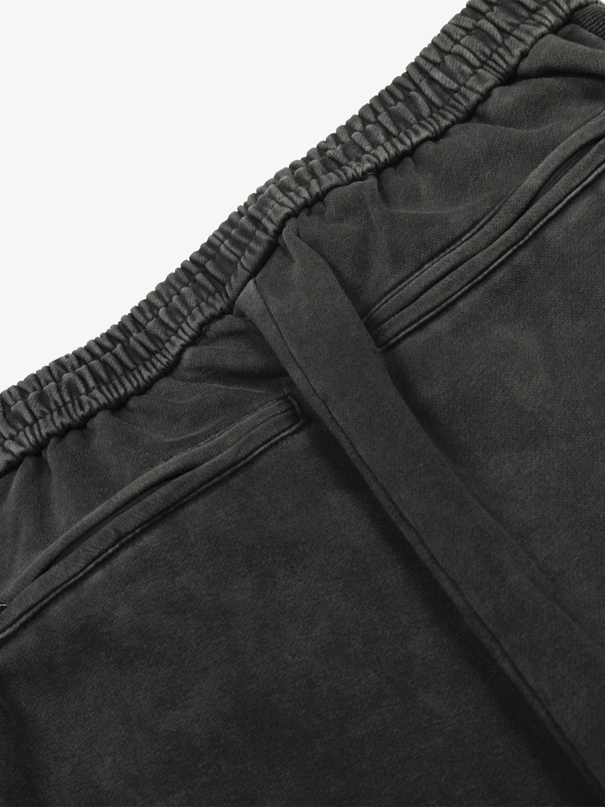 Street Washed Mottled Rivet Letter Print Baggy Sweatpants 