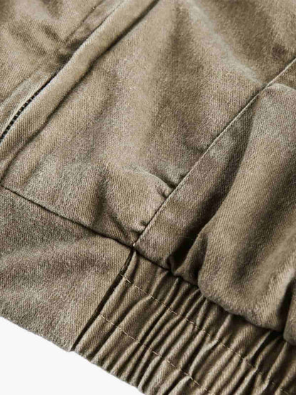 Winter Essential Bomber Jacket with Faux Fur Trimmed Hood 