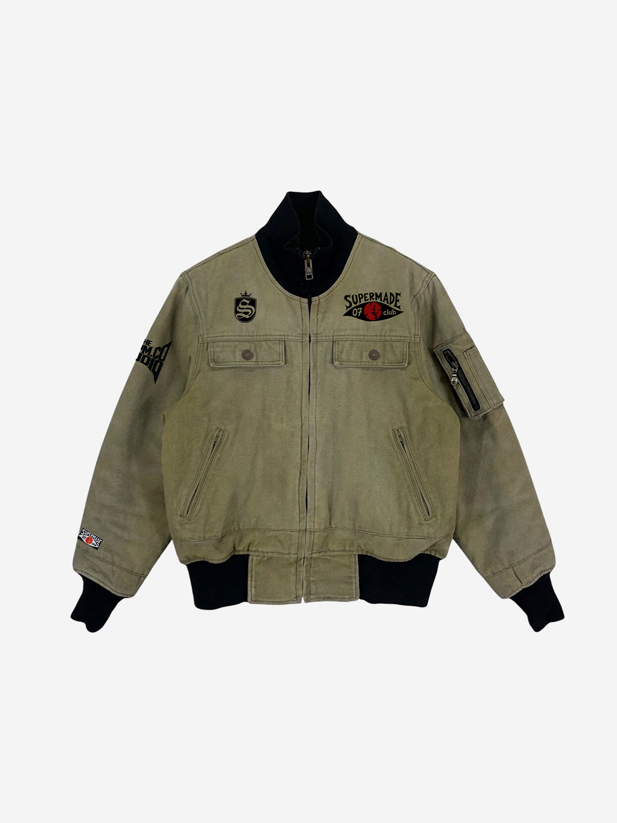 Military Utility Flight Bomber Jacket