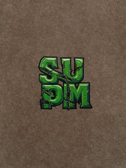 Supermade Street Green Thorn Font T-Shirt 