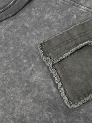 Exposed Seam Washed T Shirt 