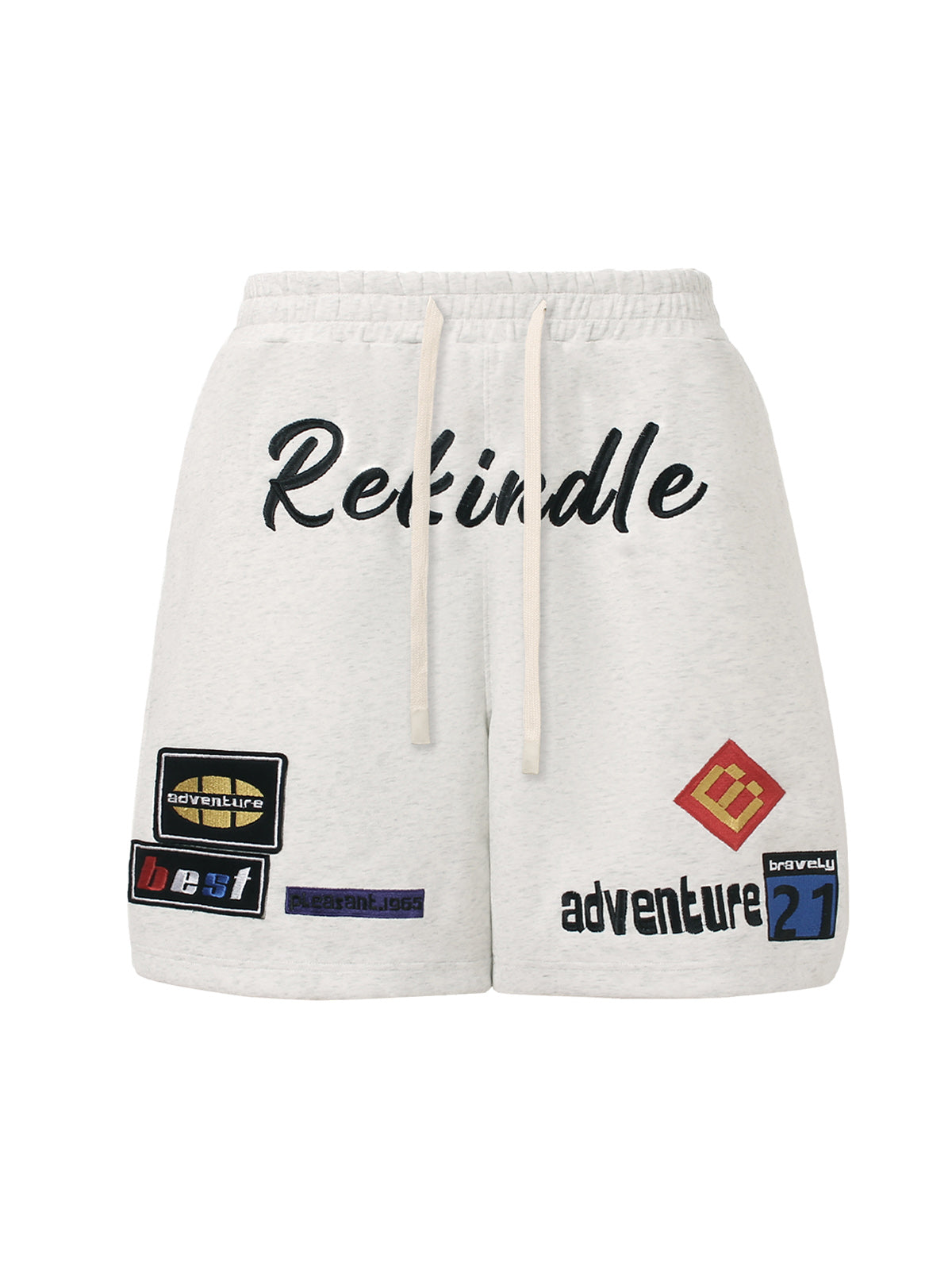 Street Graphic Drawstring Shorts