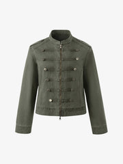 Military Napoleon Button Slim Jacket