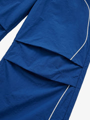 Retro Track Panel Zip-Up Jacket & Wide-Leg Track Pants Set