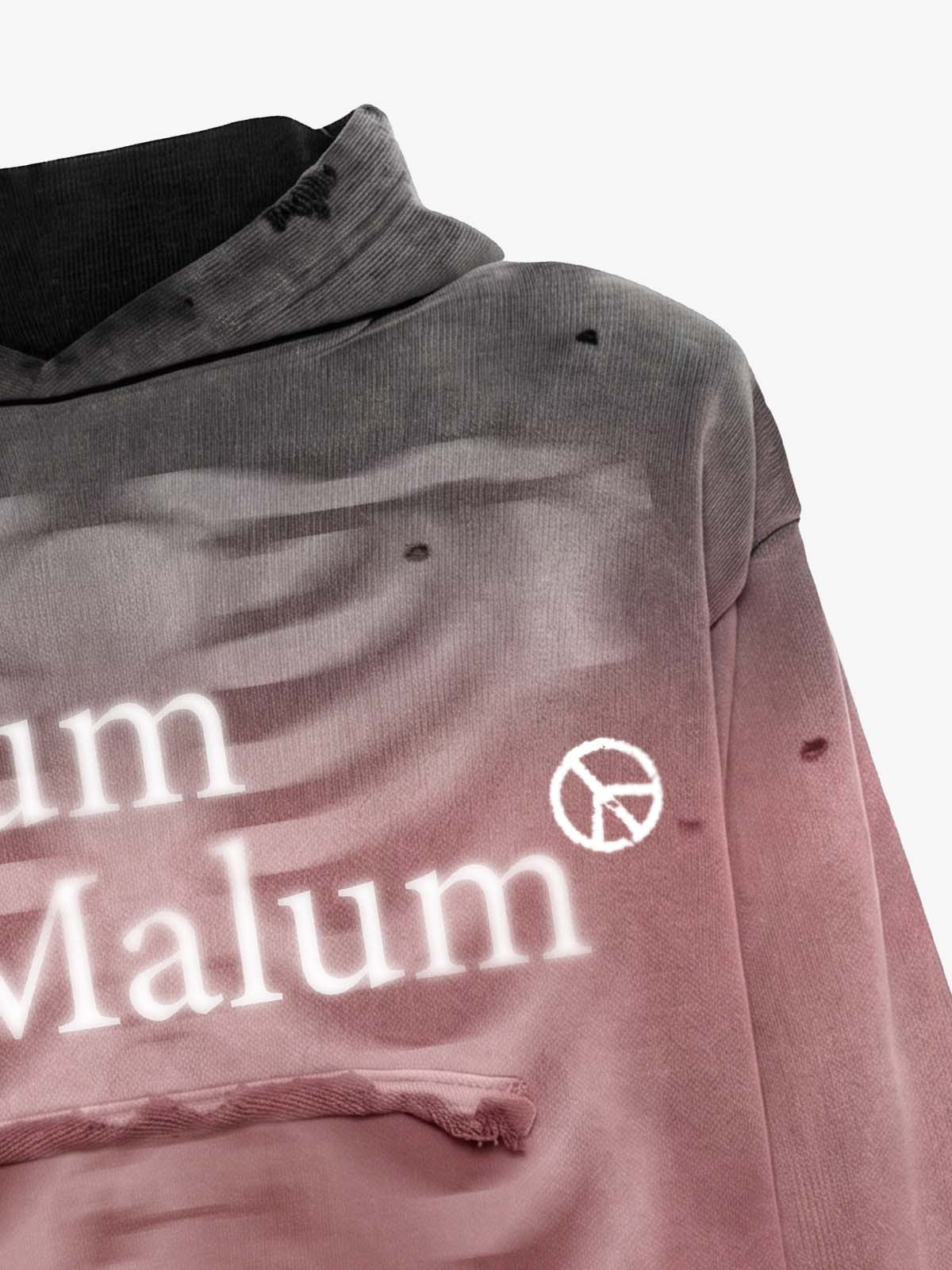 Dip-Dye Gradient Washed Sweatshirt