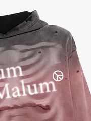Dip-Dye Gradient Washed Sweatshirt