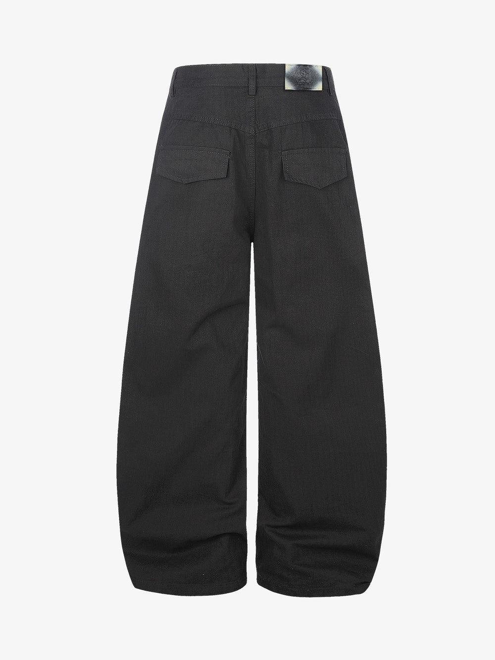 Cross Pattern Rhinestone Baggy Pants