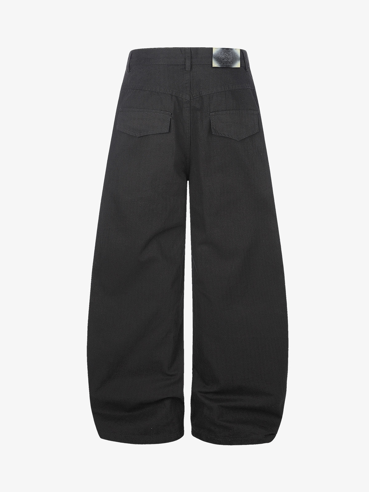 Cross Pattern Rhinestone Baggy Pants