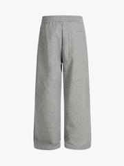 Drawstring Wide Leg Relaxed Sweatpants 