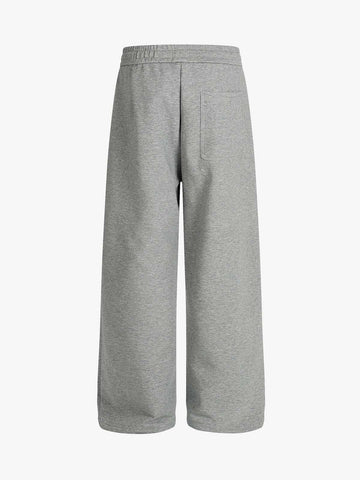 Drawstring Wide Leg Relaxed Sweatpants 