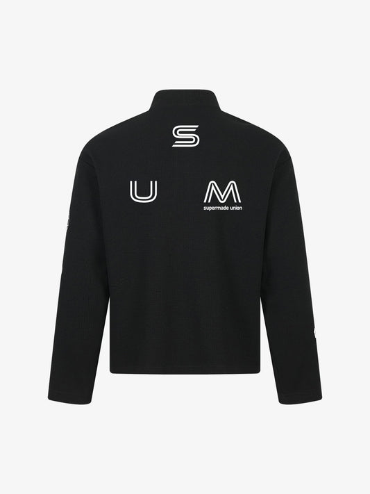 F1 Racing Waffle Half-Zip Tee