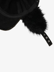 Street-style Retro Distressed Corduroy Duckbill Cap