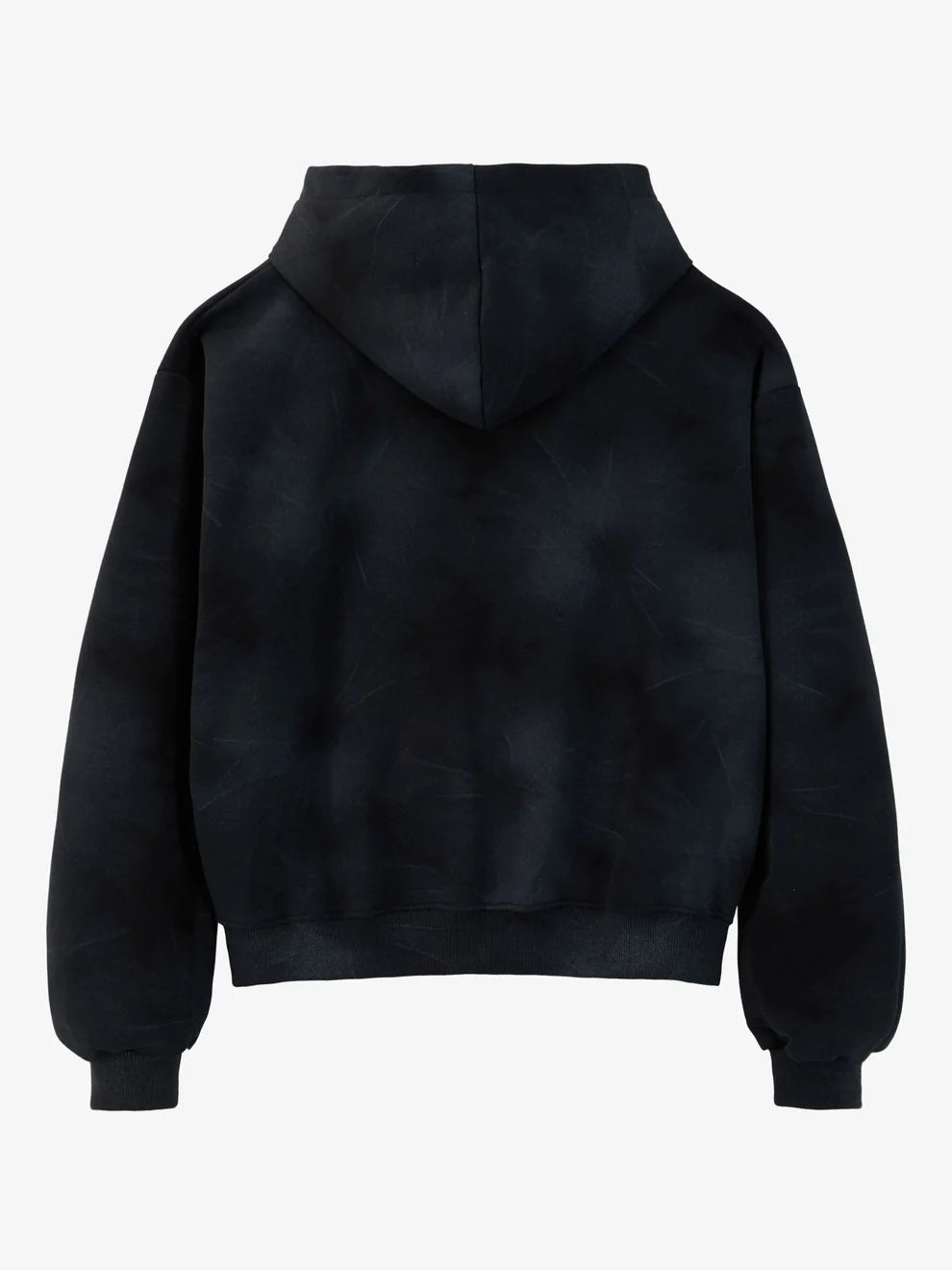 Vintage Washed Tie-Dye Zip Up Hoodie & Barrel Sweatpants Tracksuit 