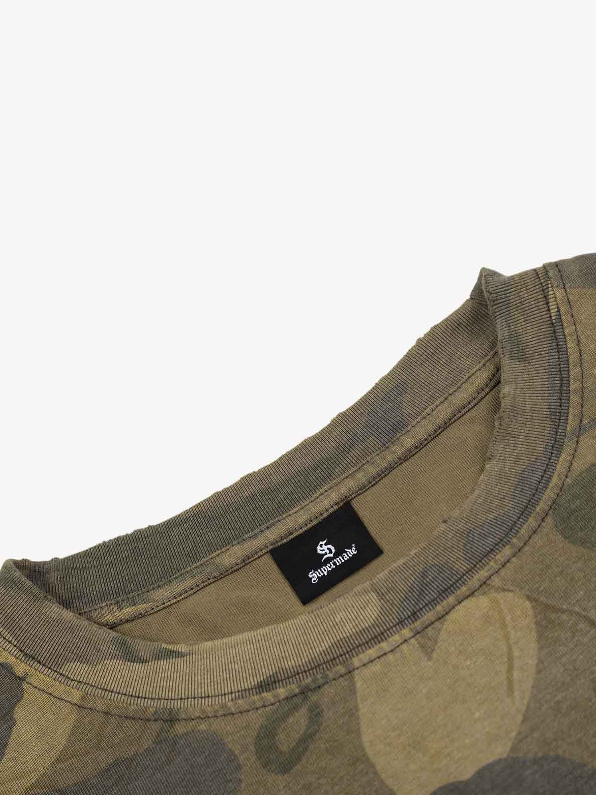 Camo Number 8 Graphic Long Sleeve T-Shirt