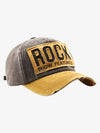Distressed Baseball Cap with Embroidered Lettering - Perfect for Casual Wear and Outdoor Activities 