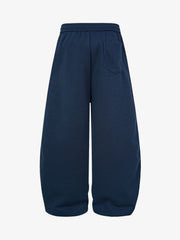 Crest Stripe Curved-Leg Sweatpants